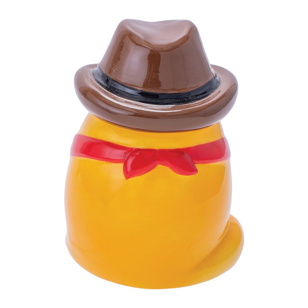 Meowdy Cat Cowboy Ceramic Stash Jar - INHALCO