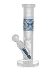 Milkyway Crystallized Glass Straight Bongs - INHALCO