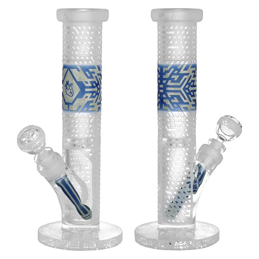 Milkyway Crystallized Glass Straight Bongs - INHALCO