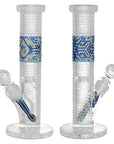 Milkyway Crystallized Glass Straight Bongs - INHALCO