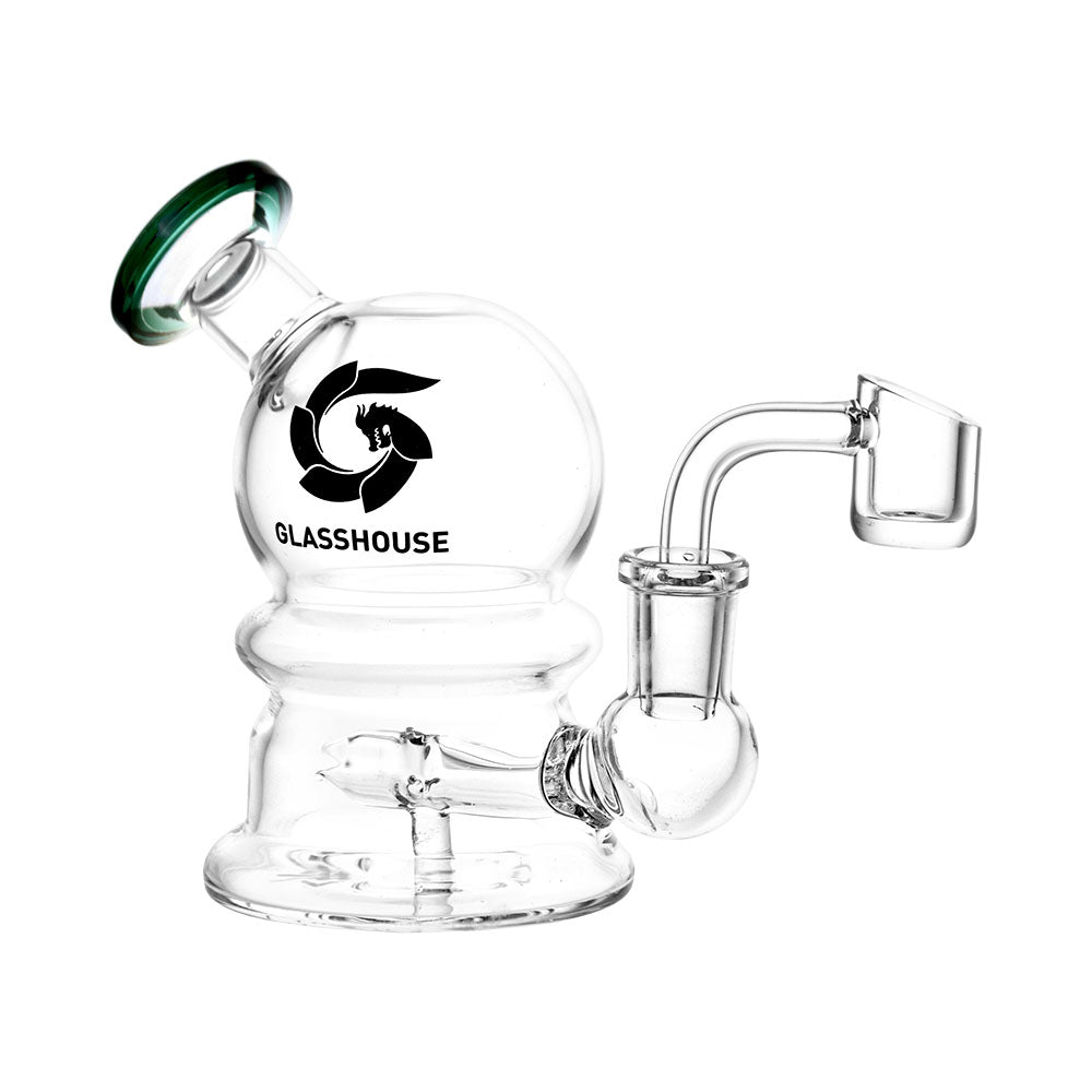 Mini Bubble Glass Dab Rig – INHALCO