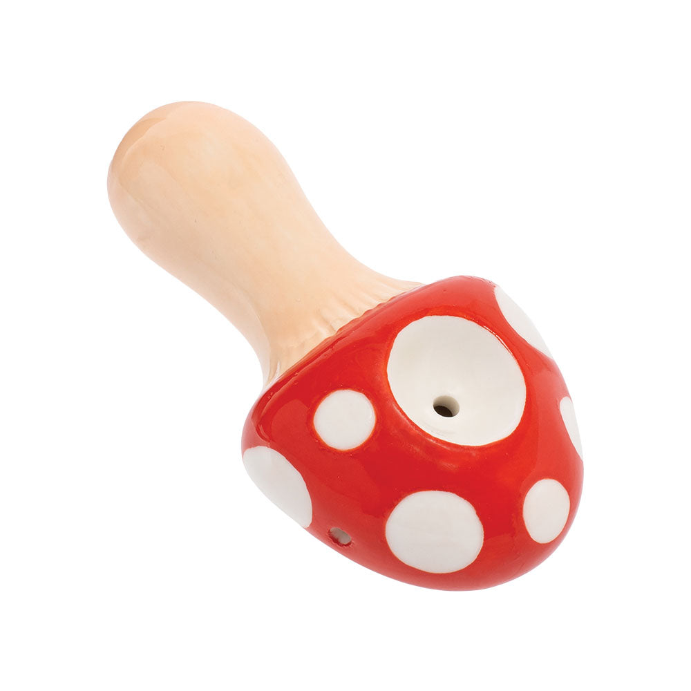 Mushroom Ceramic Pipe - inhalco