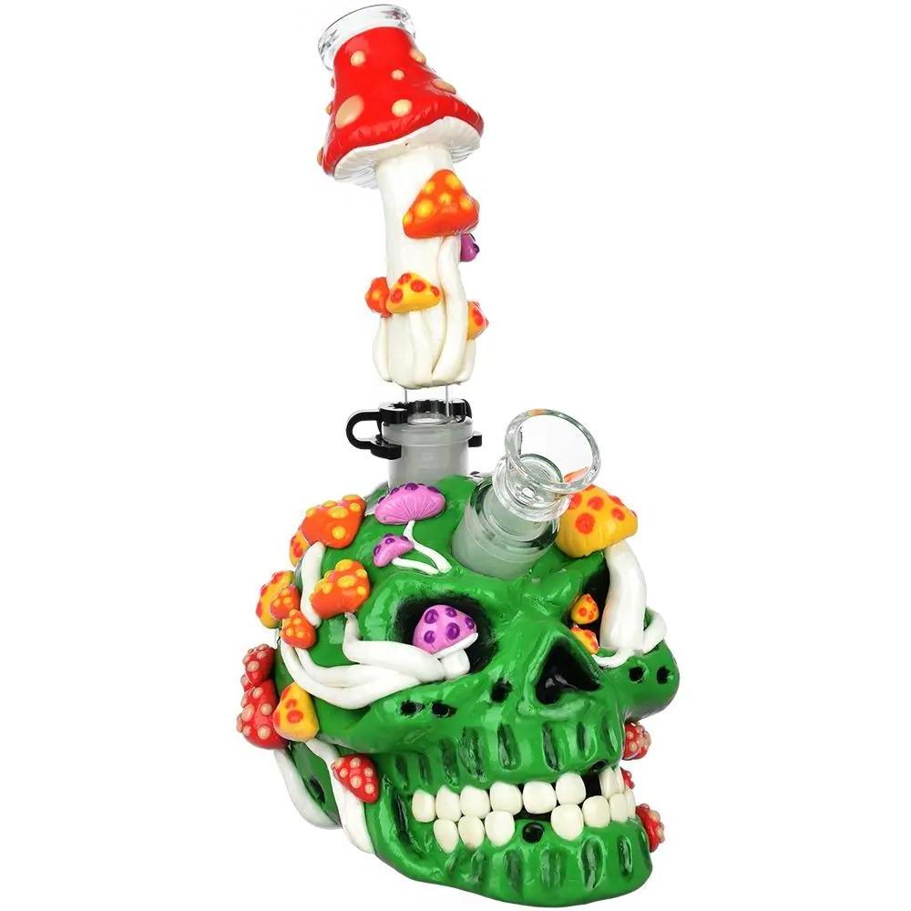 Mushroom Garden Sugar Skull Bong