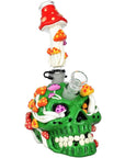 Mushroom Garden Sugar Skull Bong