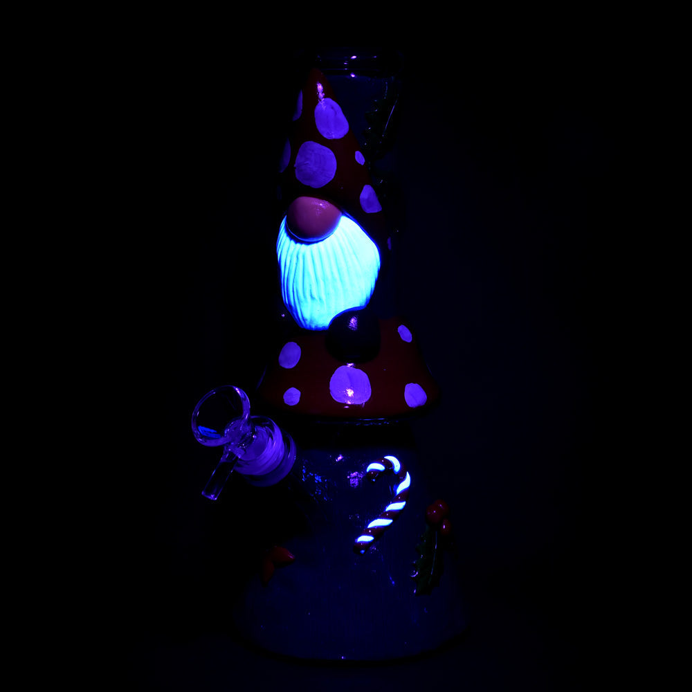 Mushroom Gnome Bong 9.5" - inhalco