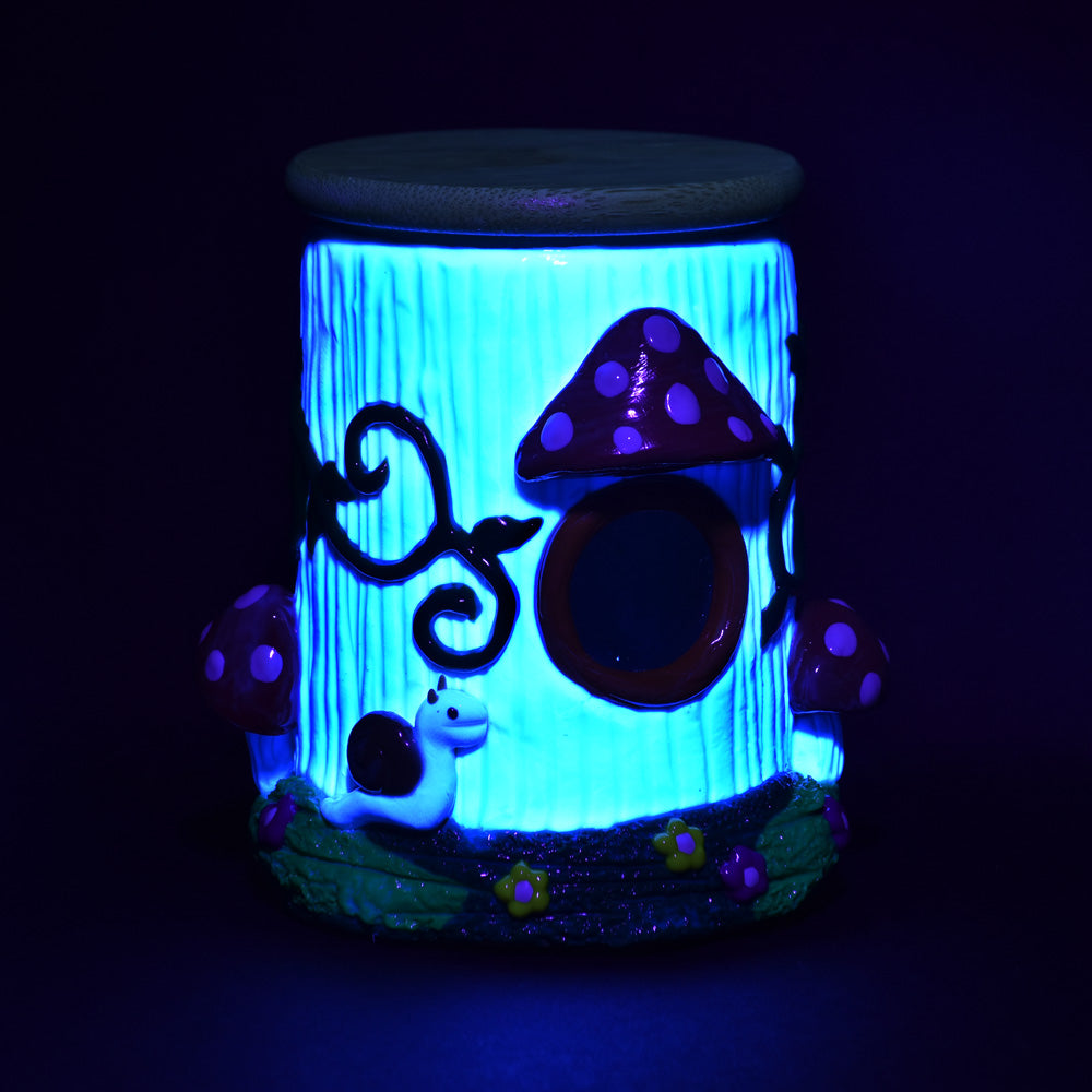 Mushroom House Stash Jar Weed