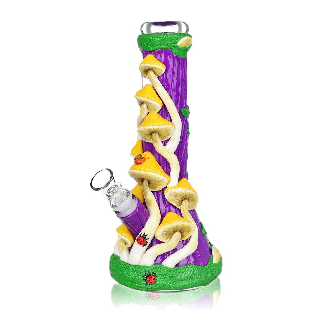 Mushroom Madness Glow in Dark Bong Beaker