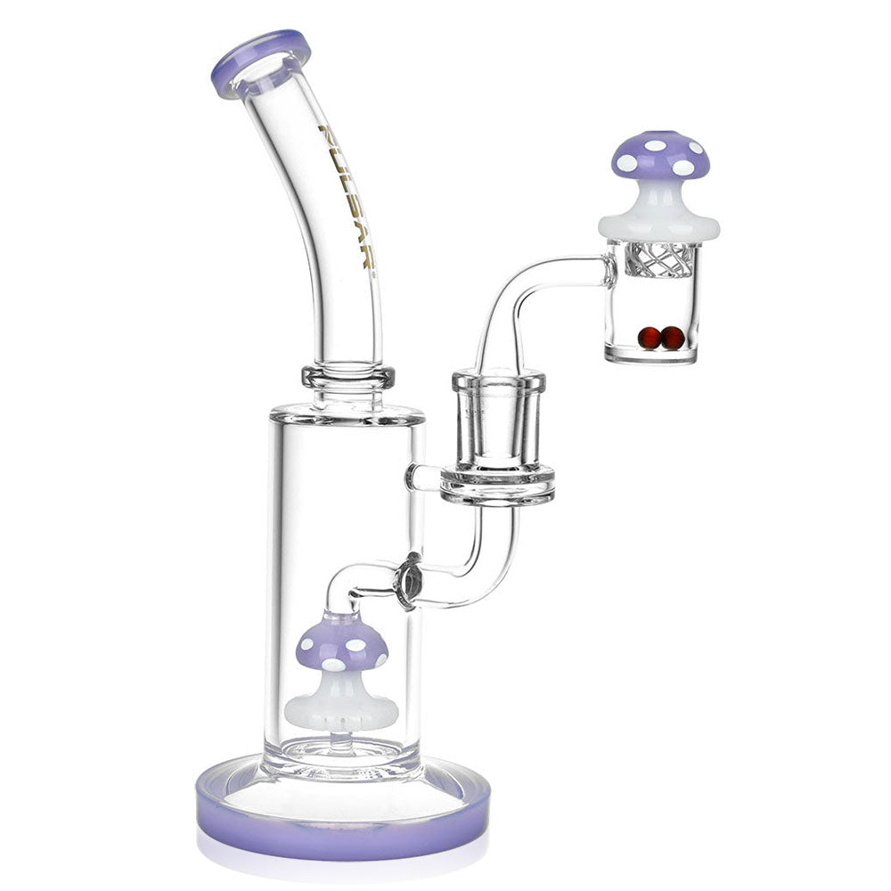 Mushroom Dab Rig Set with Carb Cap - inhalco