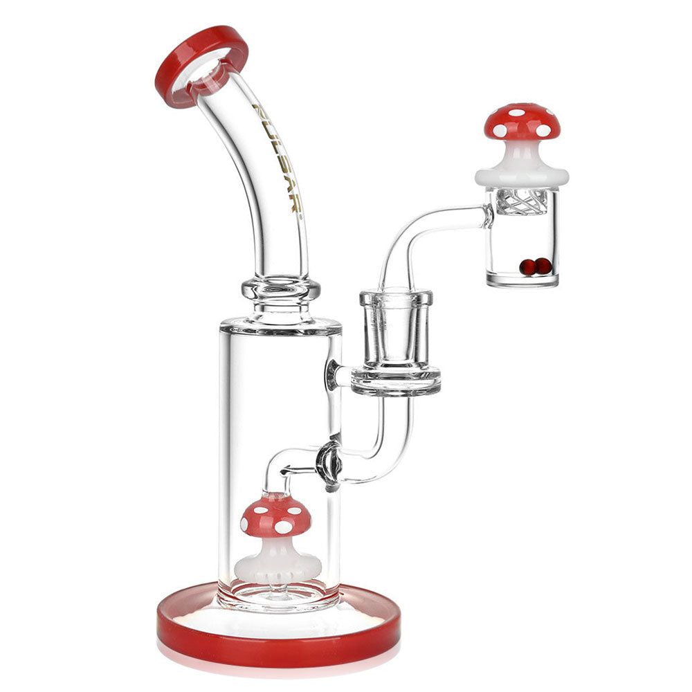 Mushroom Dab Rig Set with Carb Cap - inhalco