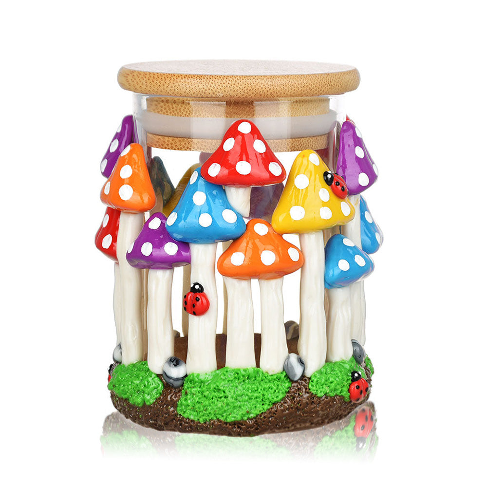 Mushroom Forest Glass Jars - inhalco