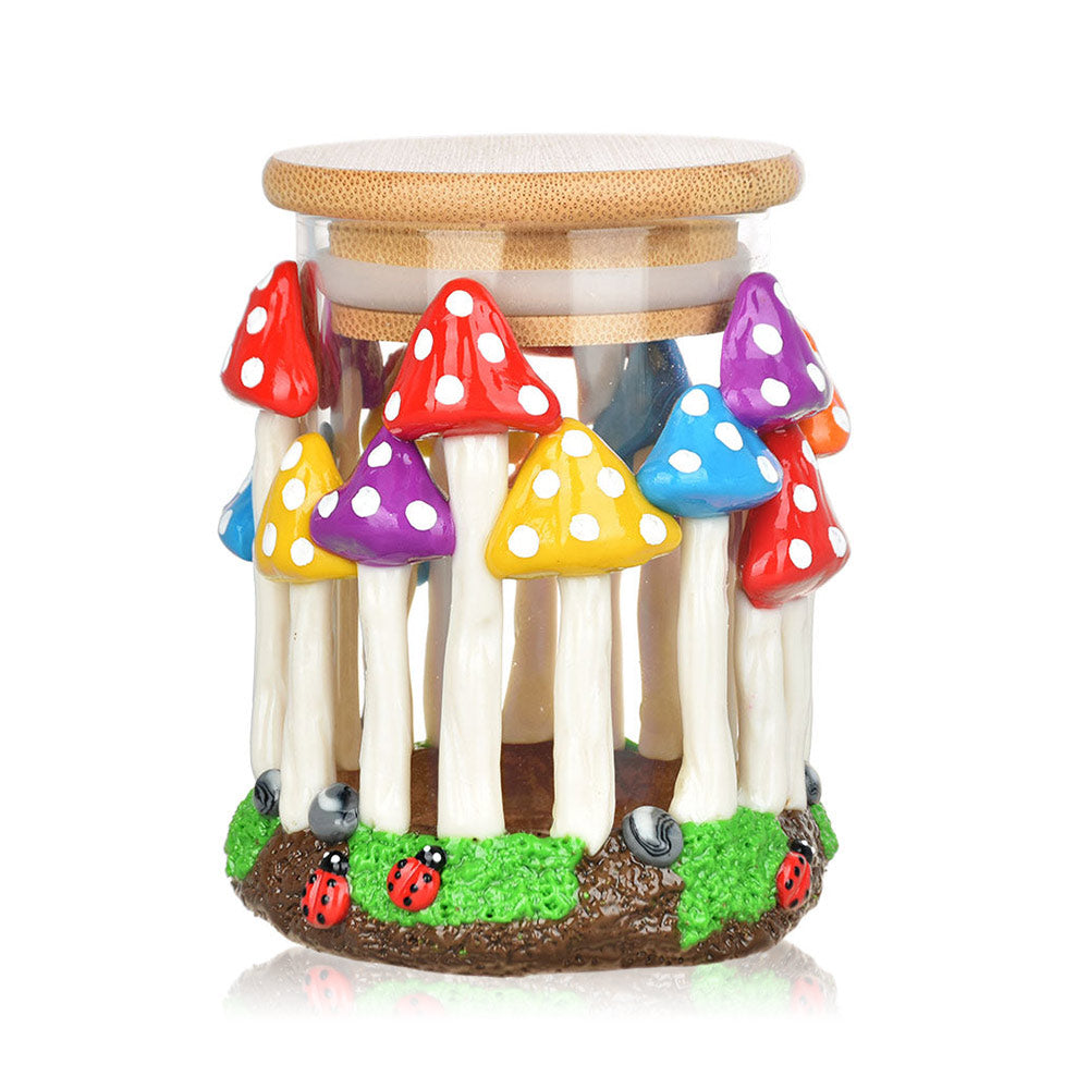 Mushroom Forest Glass Jars - inhalco