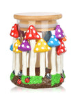 Mushroom Forest Glass Jars - inhalco