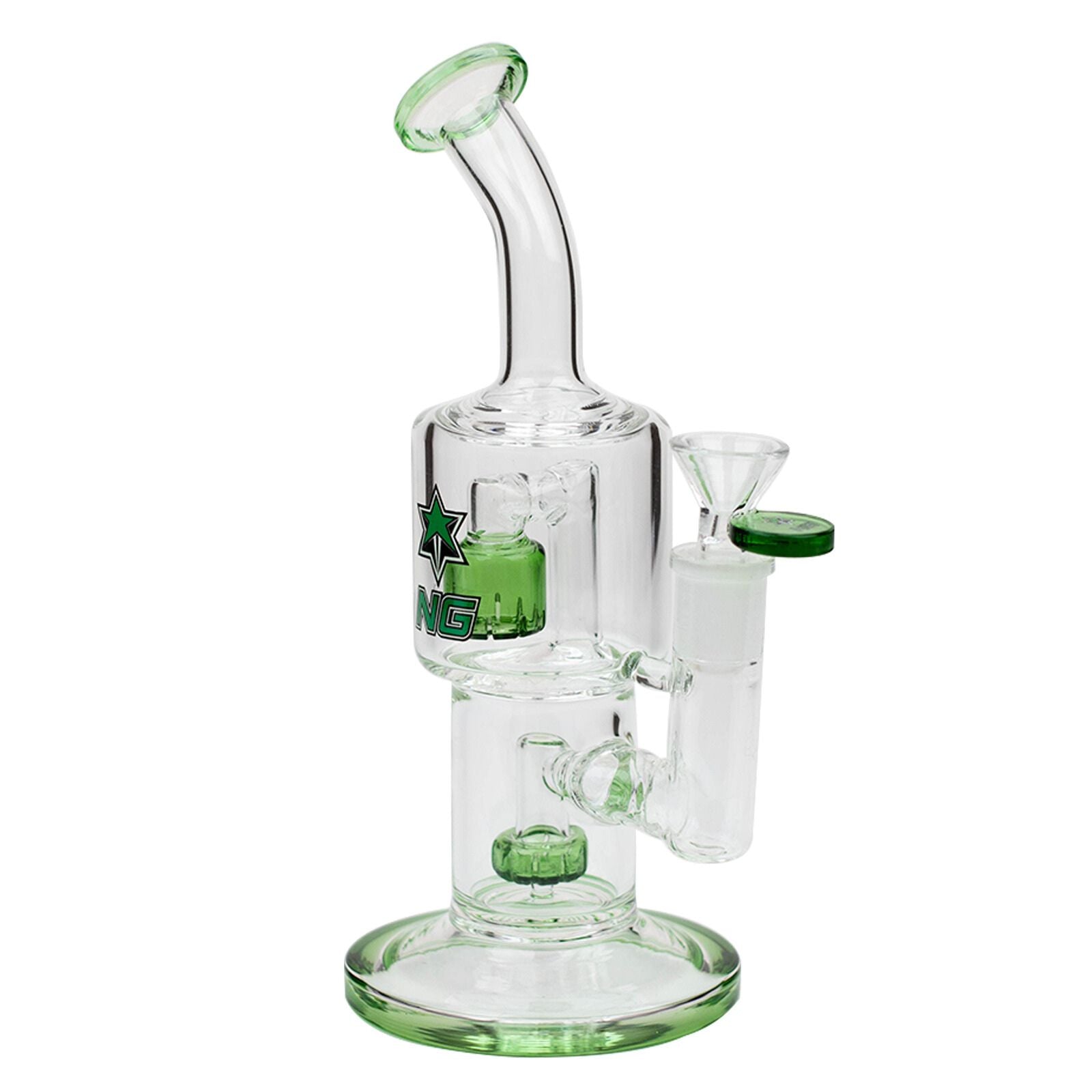 NG - 8.5&quot; Double Chamber Bubbler - INHALCO