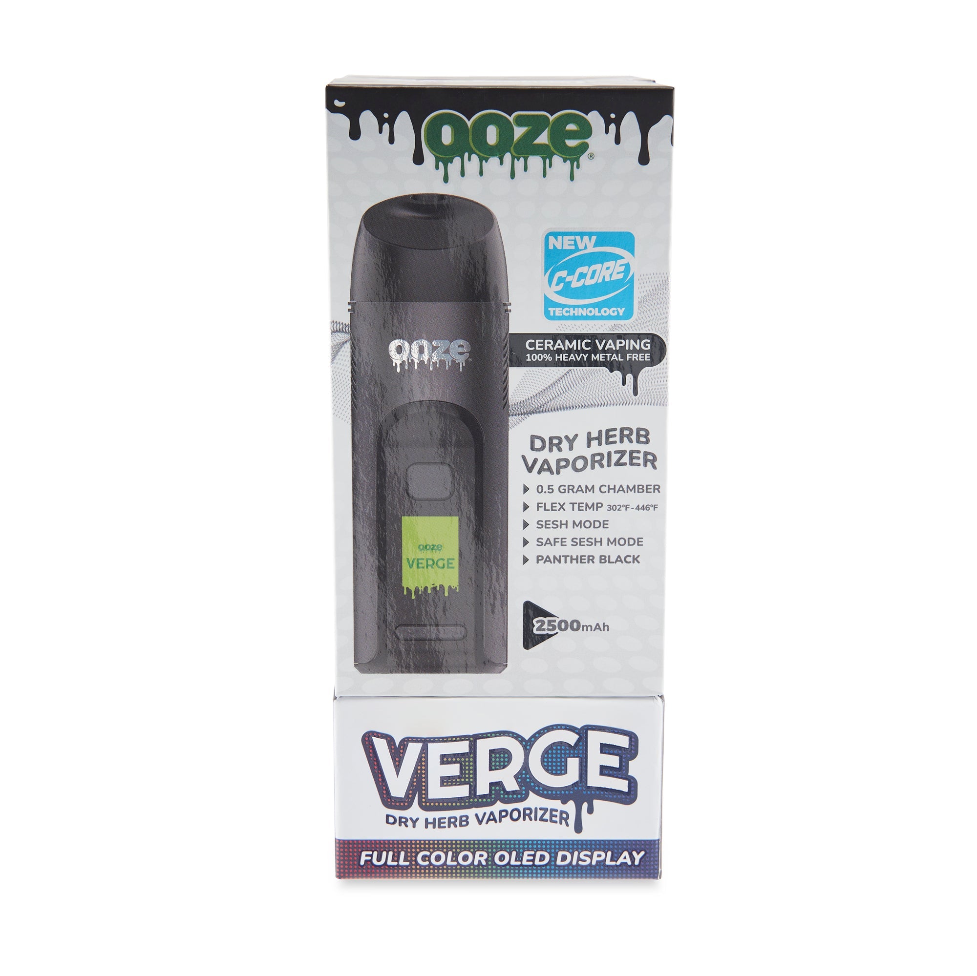 Ooze Verge Dry Herb Vaporizer 2500 mAh C-Core