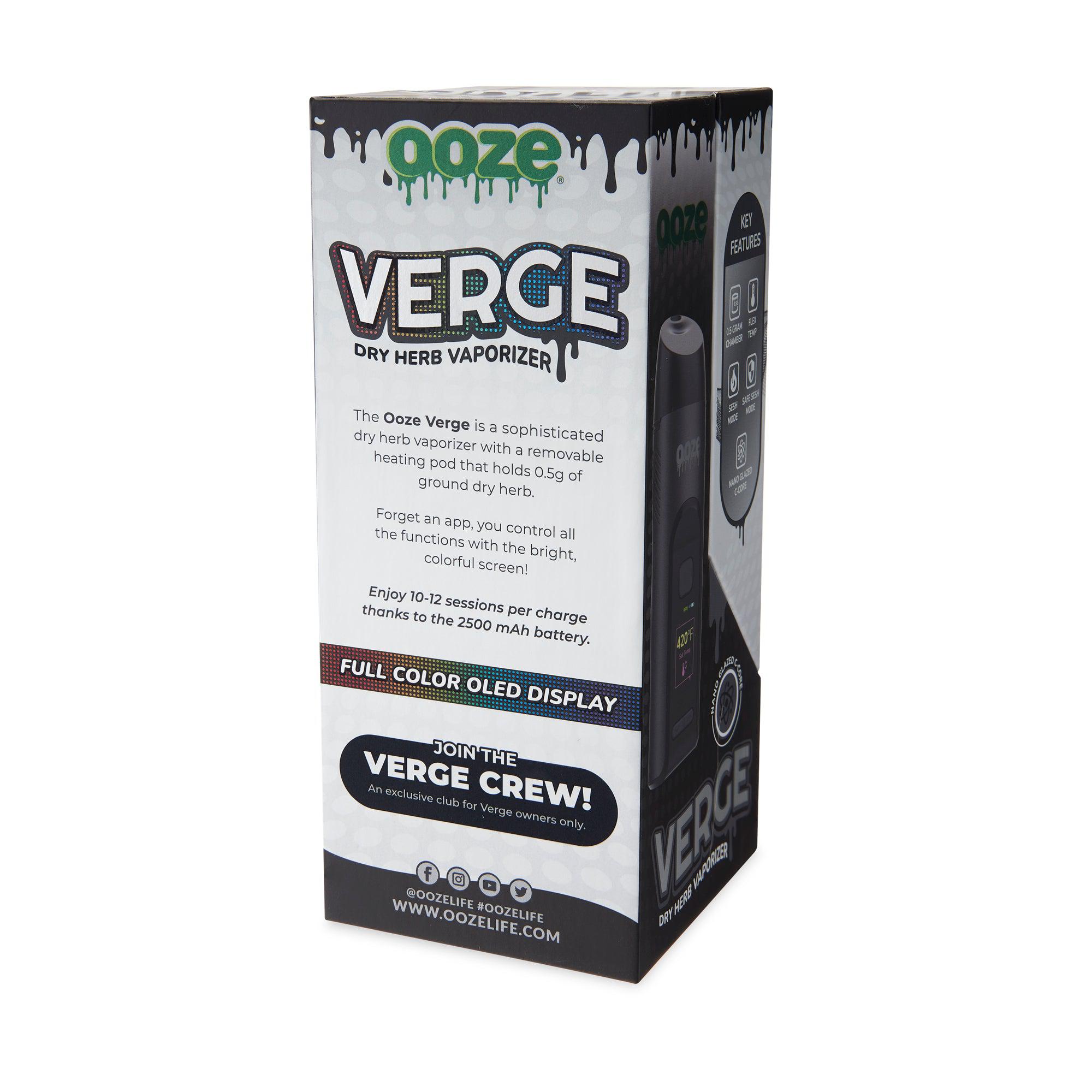 Ooze Verge Dry Herb Vaporizer 2500 mAh C-Core