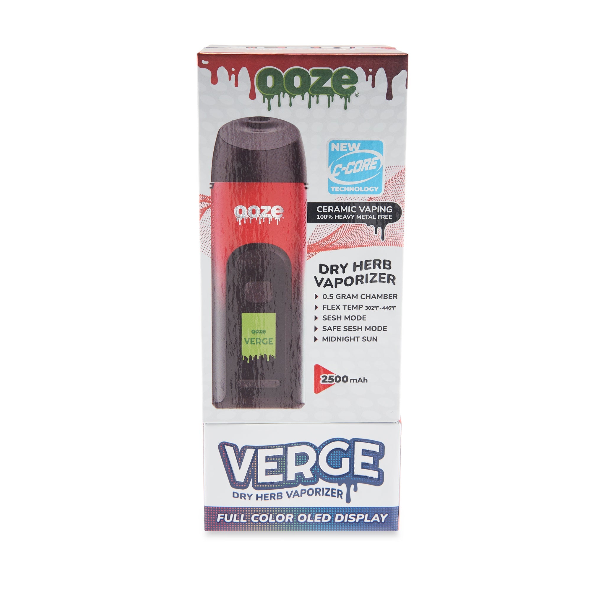 Ooze Verge Dry Herb Vaporizer 2500 mAh C-Core