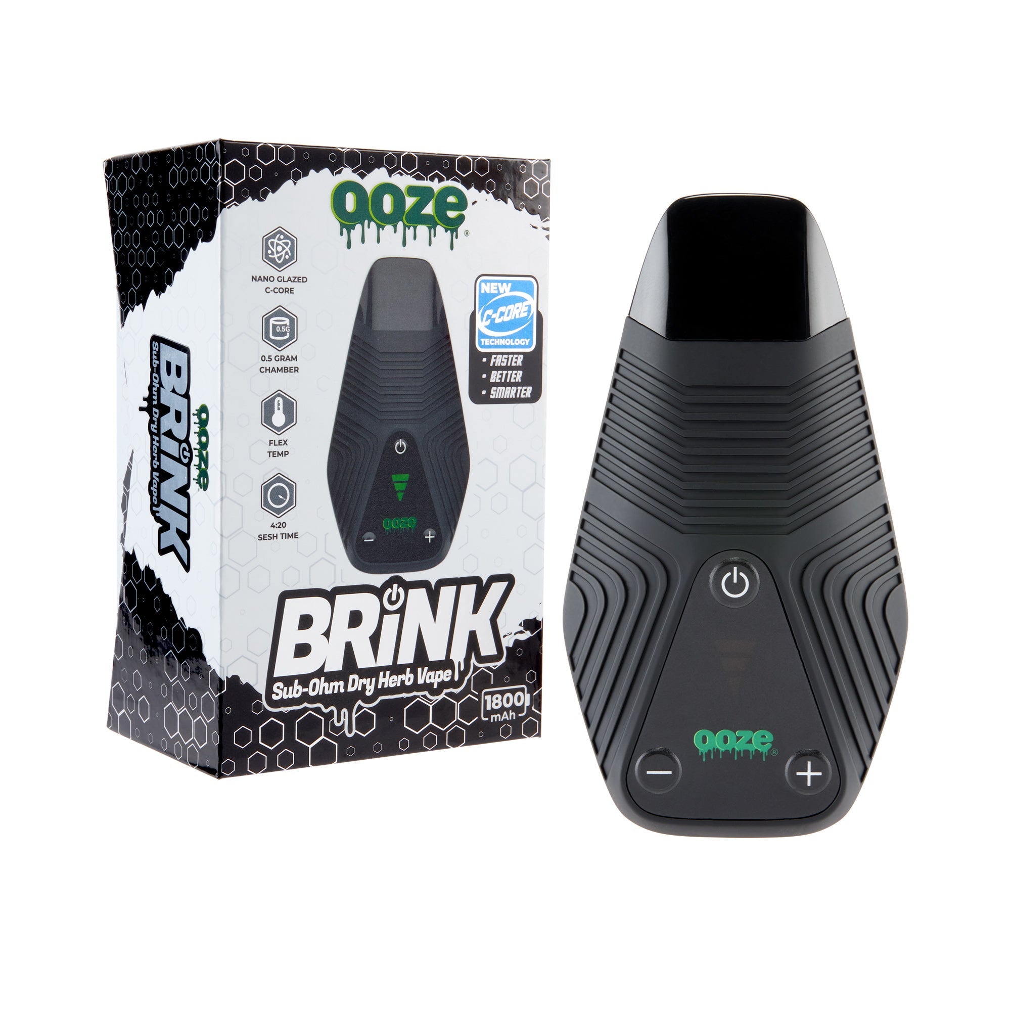 Ooze Brink Dry Herb Vaporizer 1800 mAh C-Core