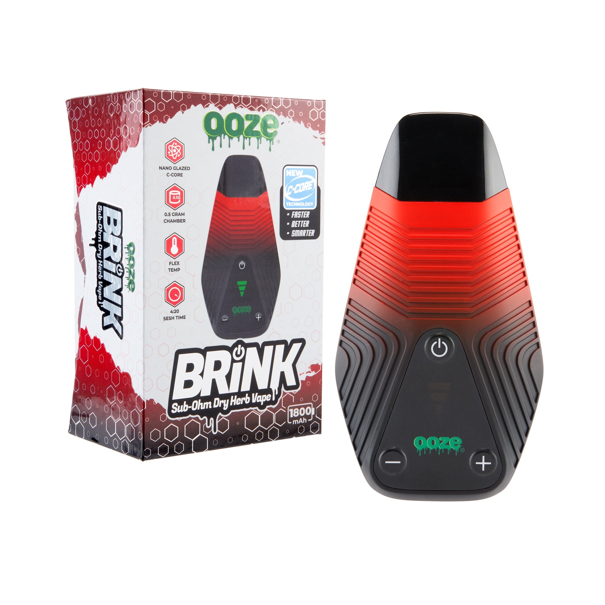 Ooze Brink Dry Herb Vaporizer 1800 mAh C-Core