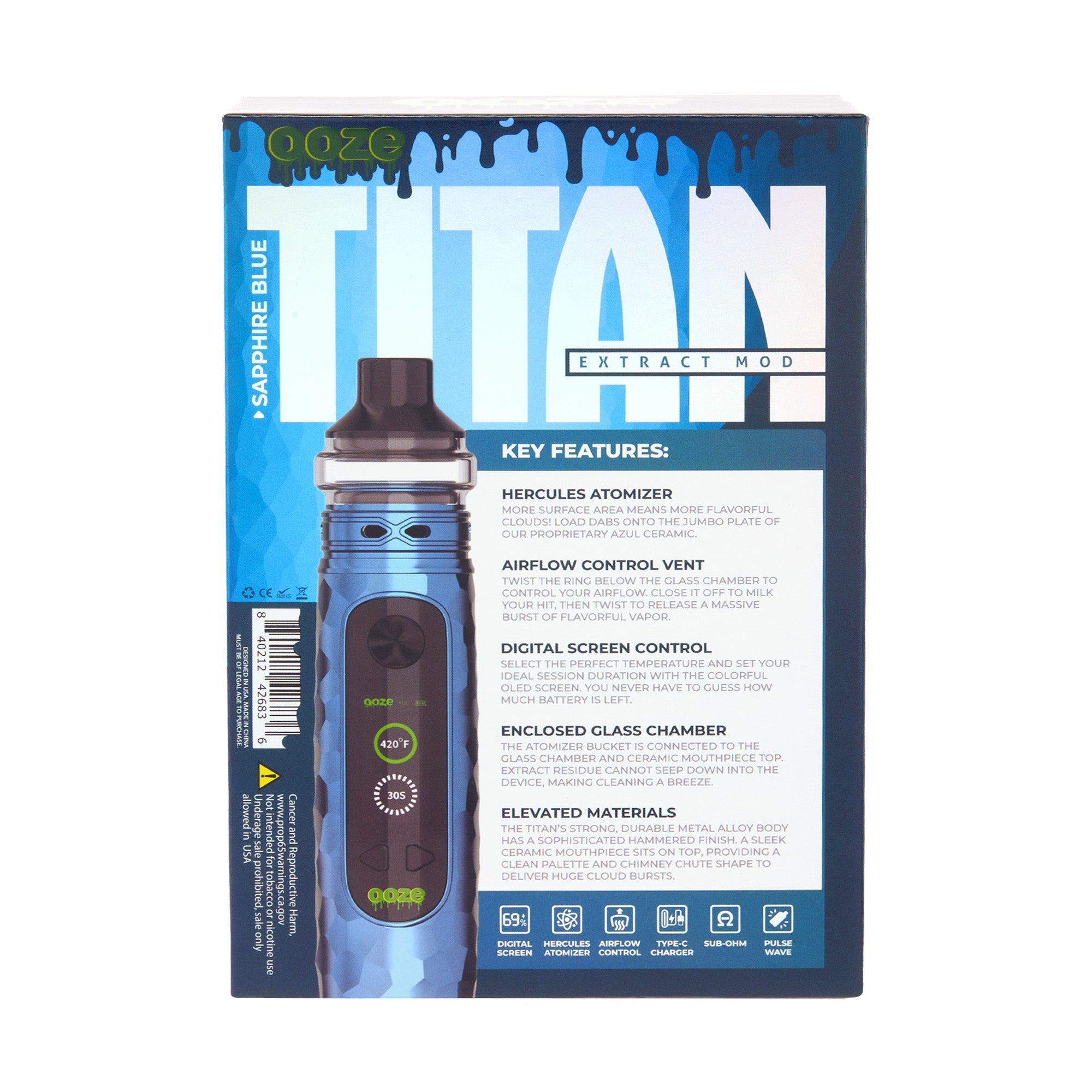 Ooze Titan Extract Mod 2400 mAh C-Core