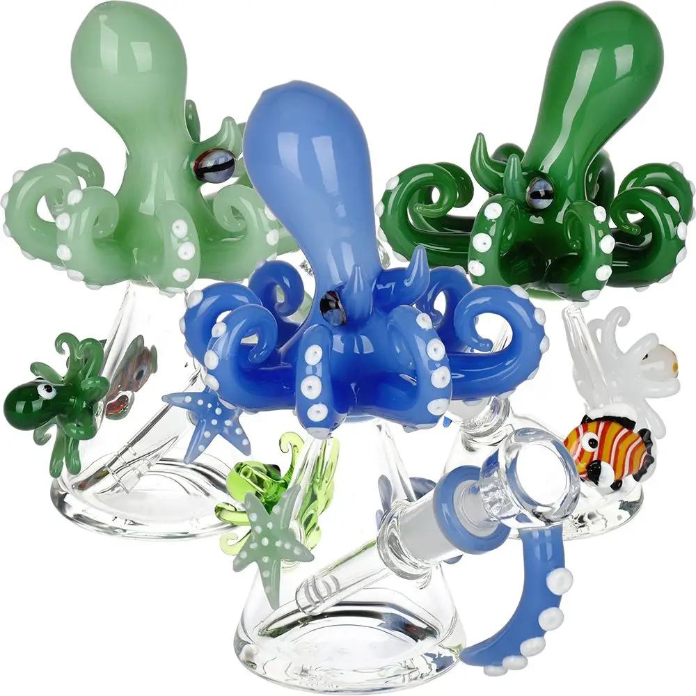 Octopus Reef Glass Bongs - inhalco