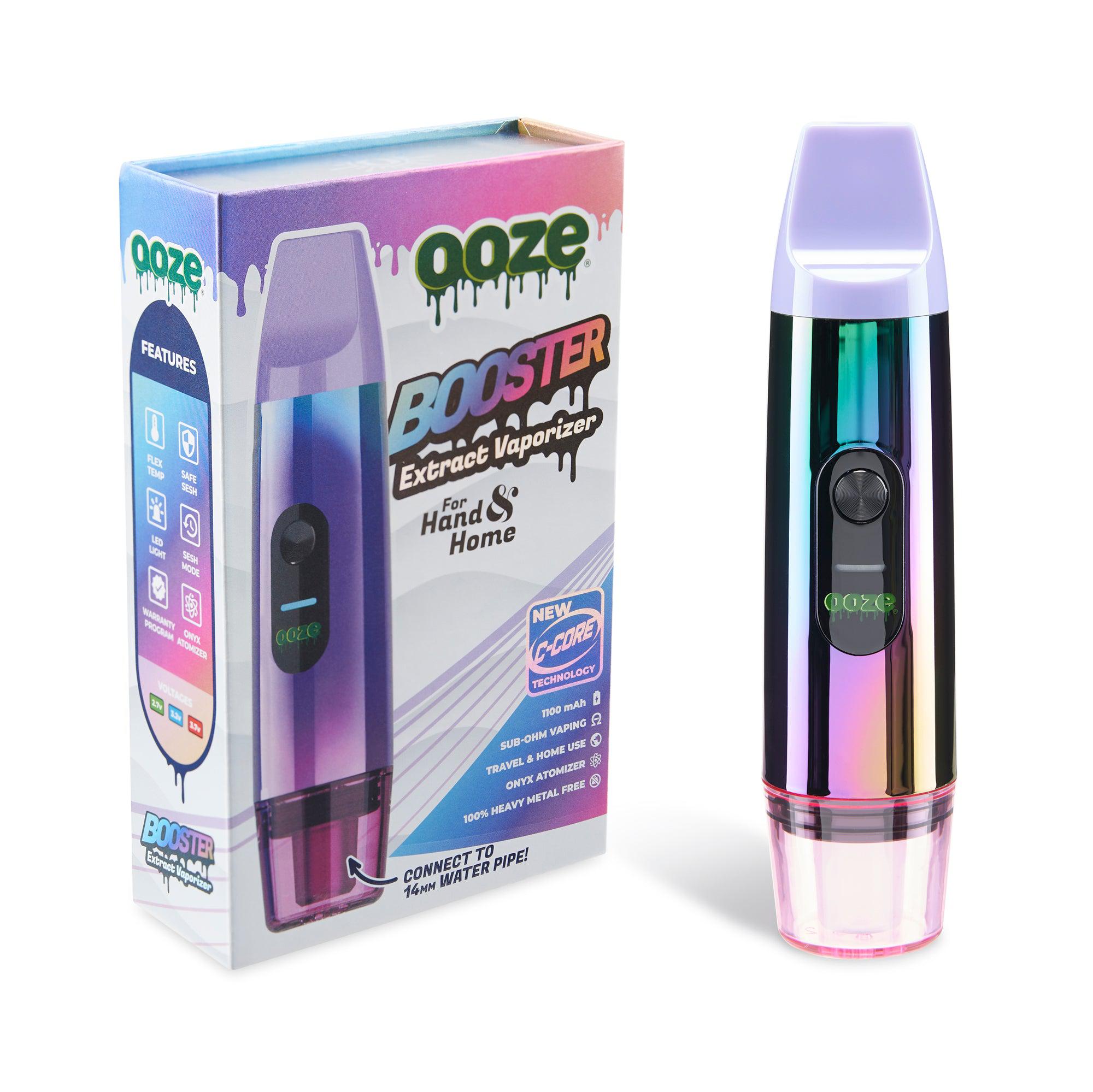 Ooze Booster Extract Vaporizer with Rainbow finish