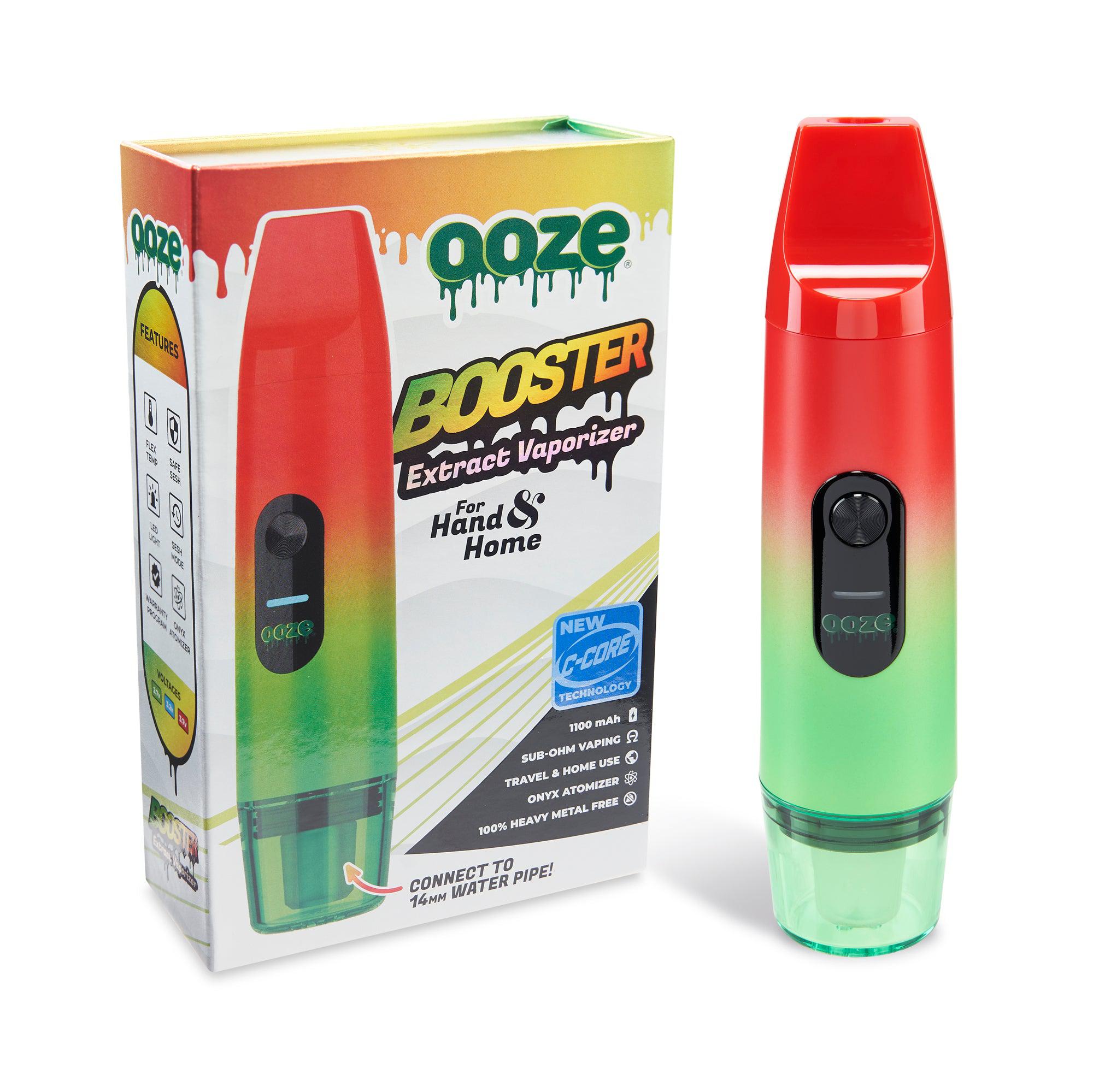 Ooze Booster Extract Vaporizer in Rasta color