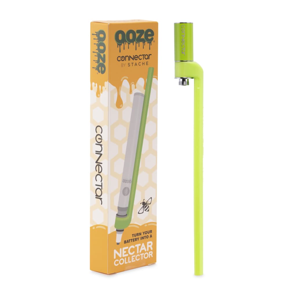 Green Ooze x Stache ConNectar 510 Thread Dab Pen Attachment With Package