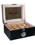 Original Black Matte Humboldt Humidor - INHALCO