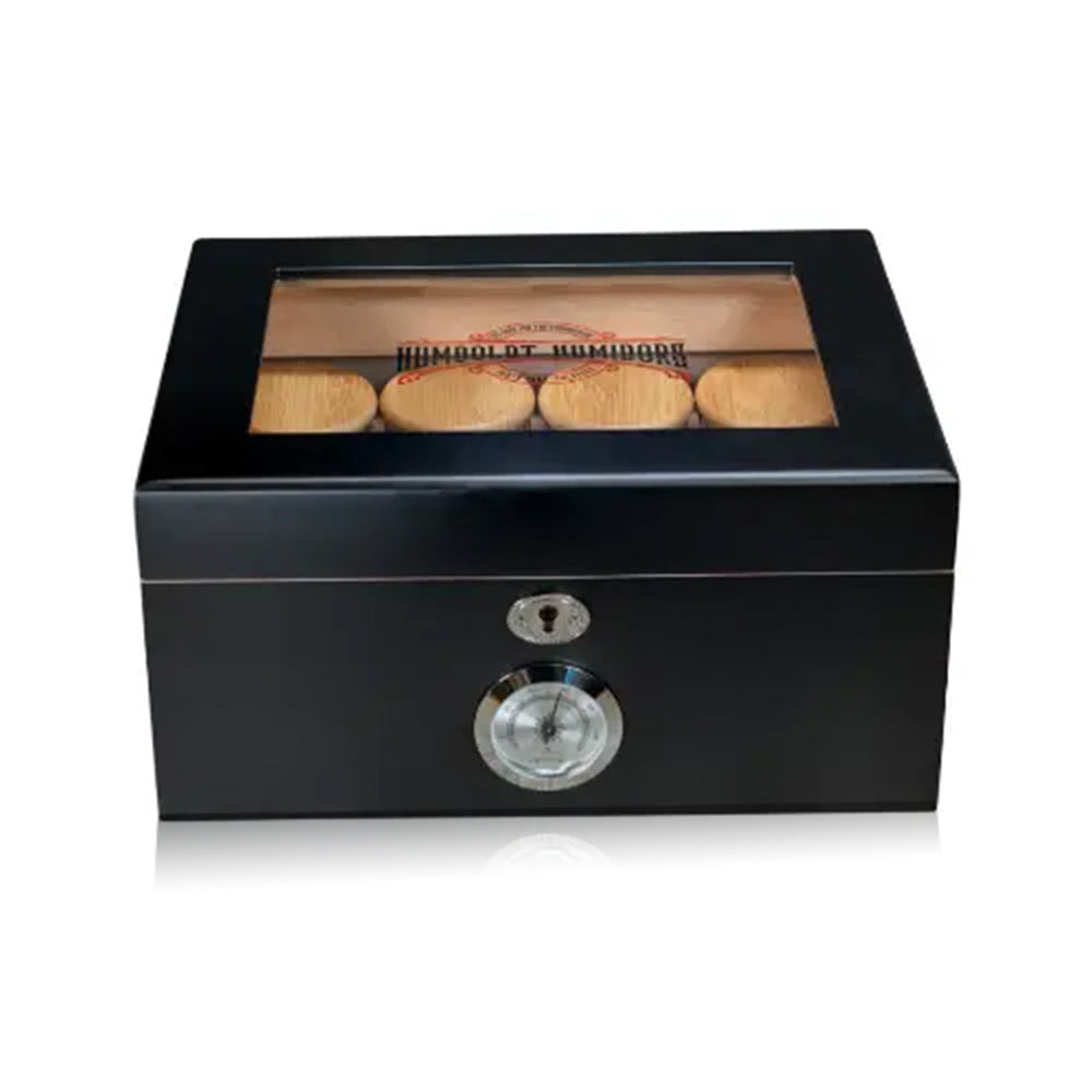 Original Black Matte Humboldt Humidor - INHALCO