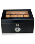 Original Black Matte Humboldt Humidor - INHALCO