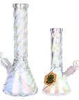 SeshGear Positive Twist Beaker Glass Water Pipe