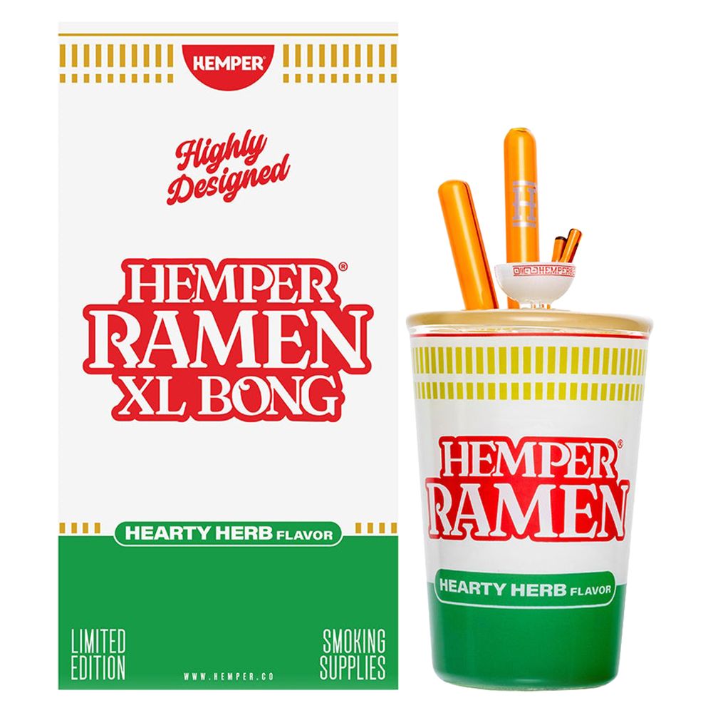 Hemper Ramen Glass Water Pipe