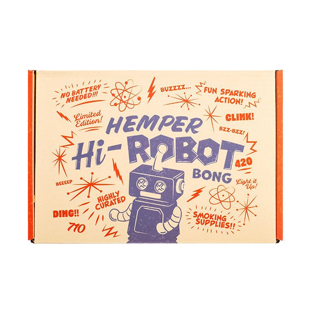 Hemper Hi-Robot Glass Water Pipe