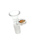 Stoned Orange Cat Beaker Glass Water Pipe