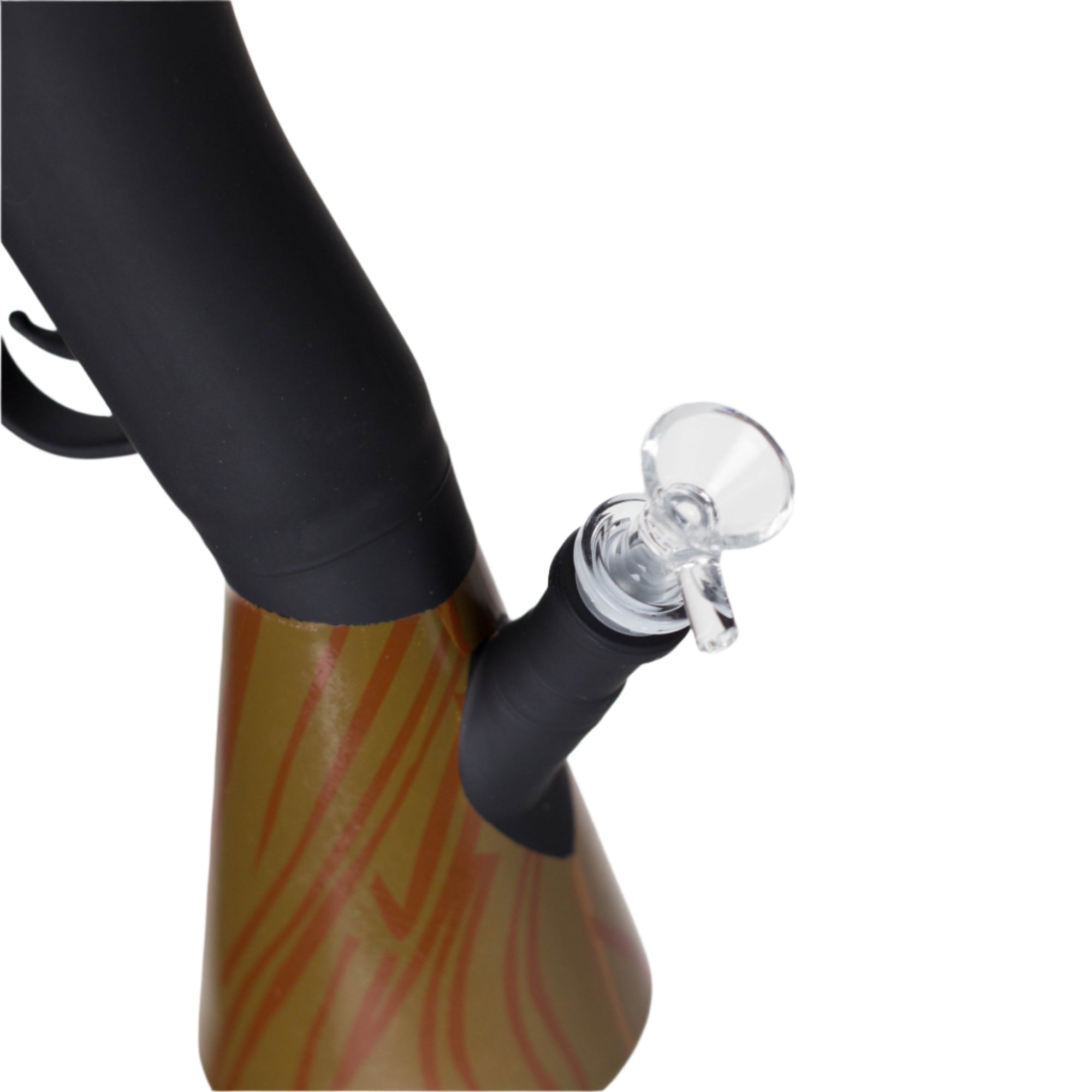 Painted Shotgun Glass Bong 27" - inhalco