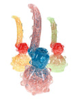 Parade Pop Colorful Frit Glass Hammer Bubbler 8.5″