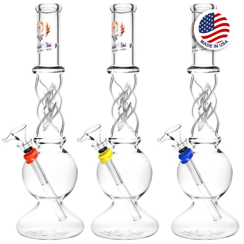 Phoenix Rising Twist Dome Base Bong - inhalco