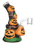 Piled Up Pumpkin Patch Enamel on Glass Dab Rig