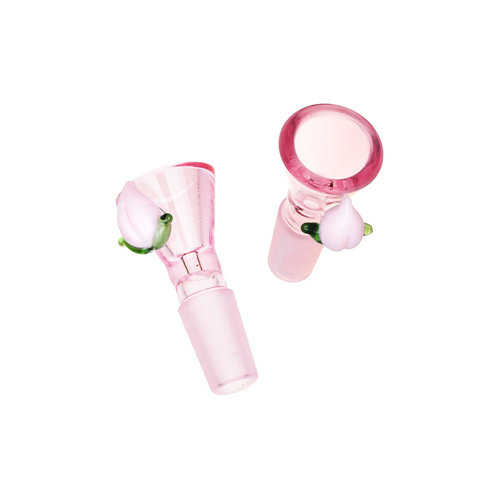 Pink Glowing Peaches Bong with Pipe