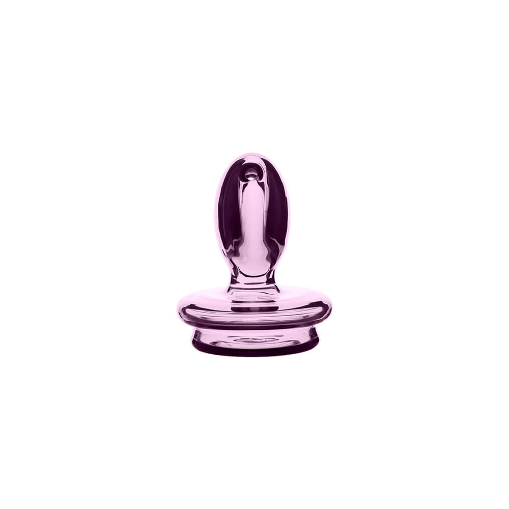 Pink Heart Dry Puffco Peak Glass Attachment