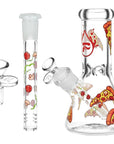 Pizza Mini Beaker Bong - inhalco