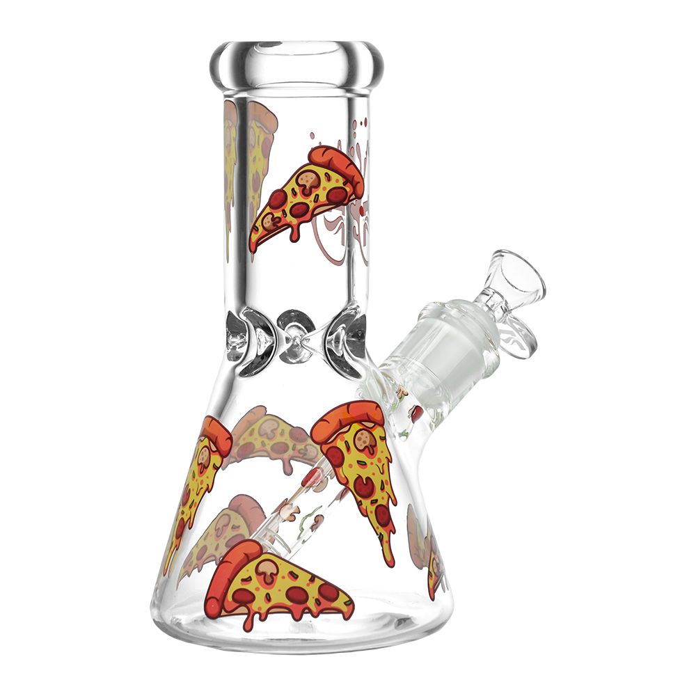 Pizza Mini Beaker Bong - inhalco