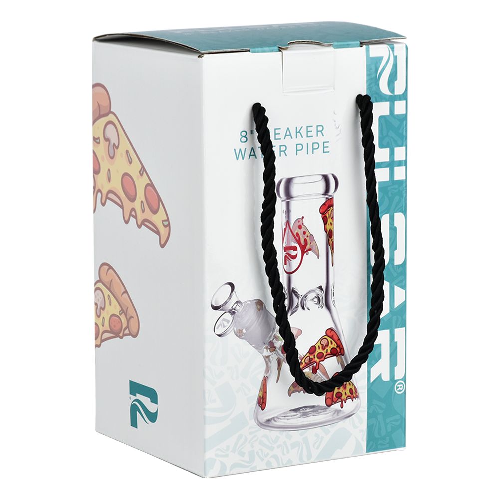 Pizza Mini Beaker Bong - inhalco