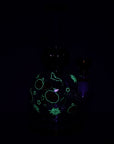 Pulsar Crazy Pumpkins Glass Water Pipe 7.9"-14mm-F