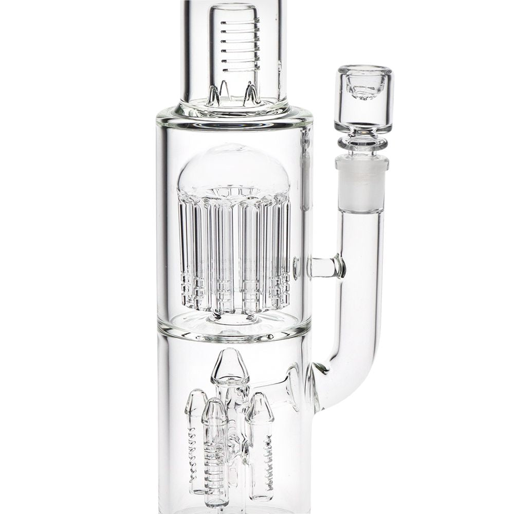 Pulsar Double Chamber Rocket Perc Chugger Glass Water Pipe
