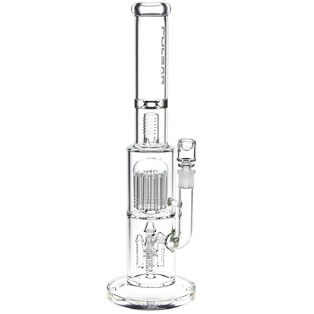 Pulsar Double Chamber Rocket Perc Chugger Glass Water Pipe