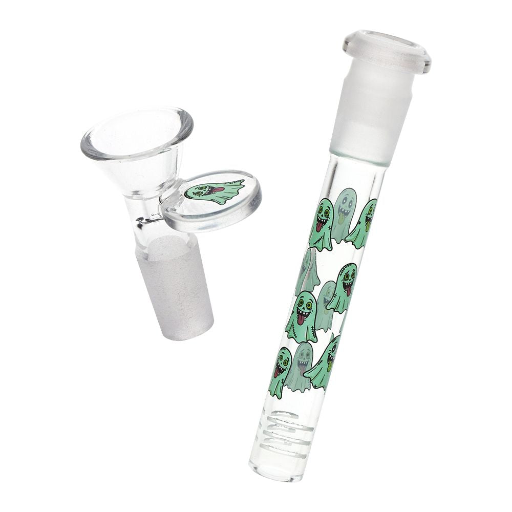 Pulsar FrankenGhoul Beaker Glass Water Pipe-9.75"-14mm-Lid