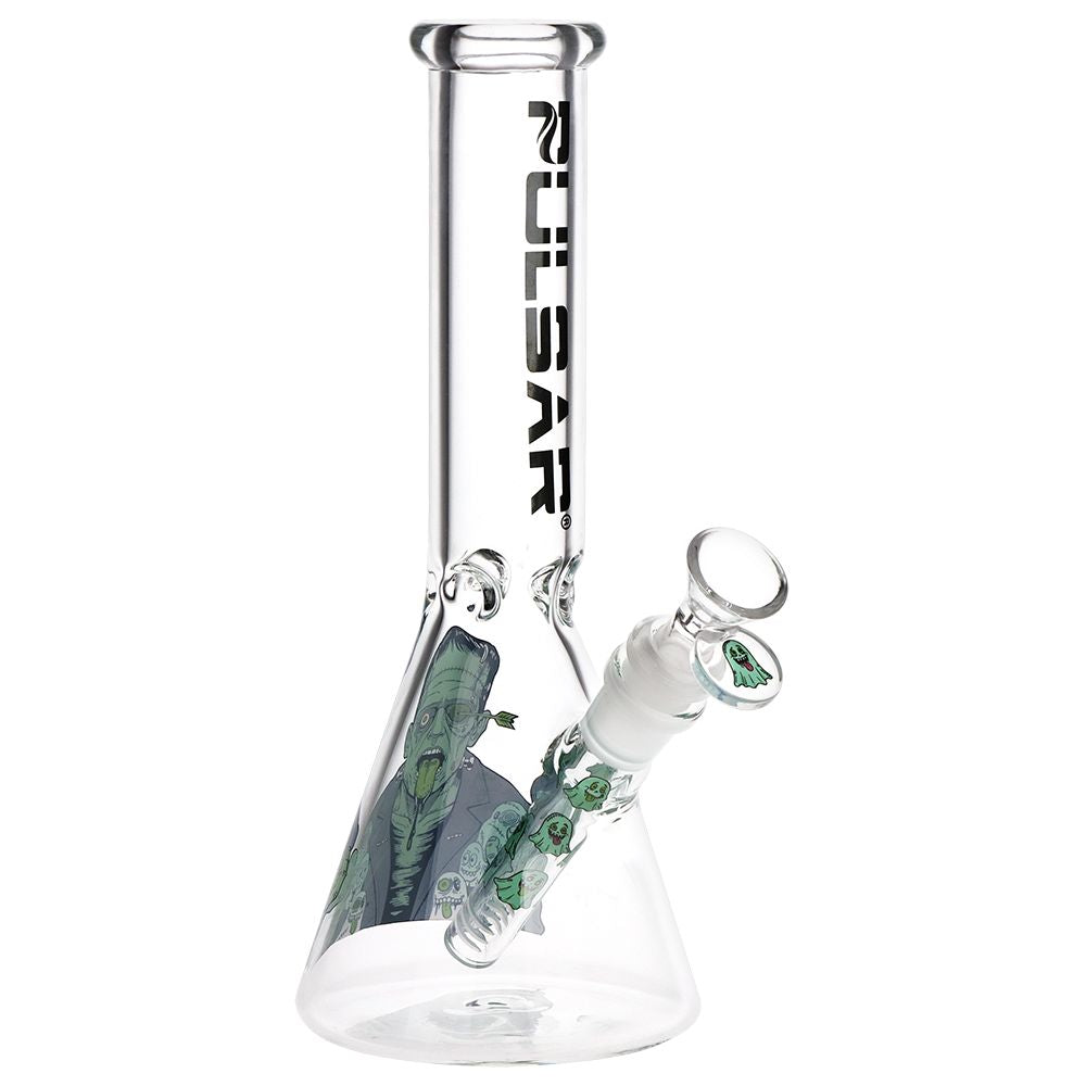 Pulsar FrankenGhoul Beaker Glass Water Pipe-9.75"-14mm-F