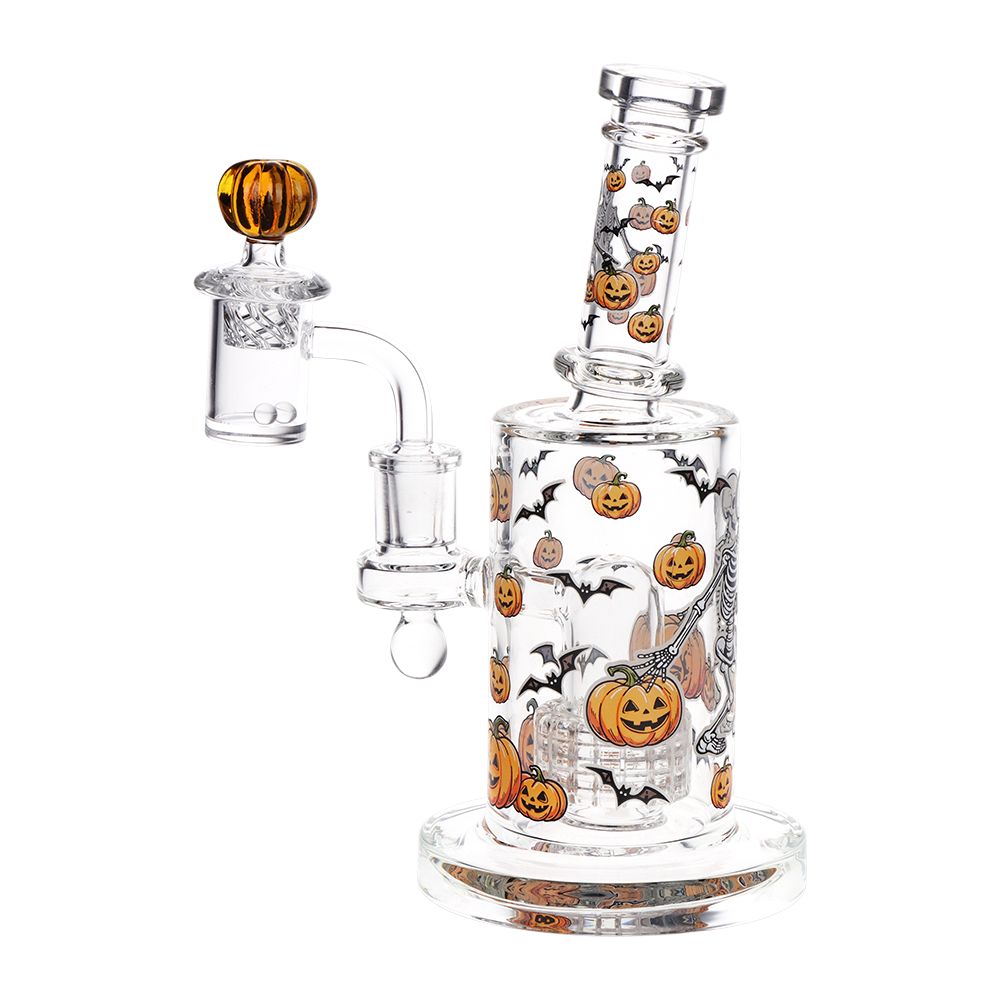 Pulsar Halloween Ball Glass Dab Rig Set