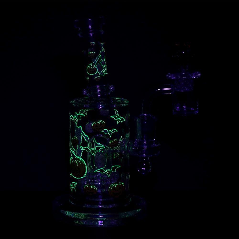 Pulsar Halloween Ball Glass Dab Rig Set